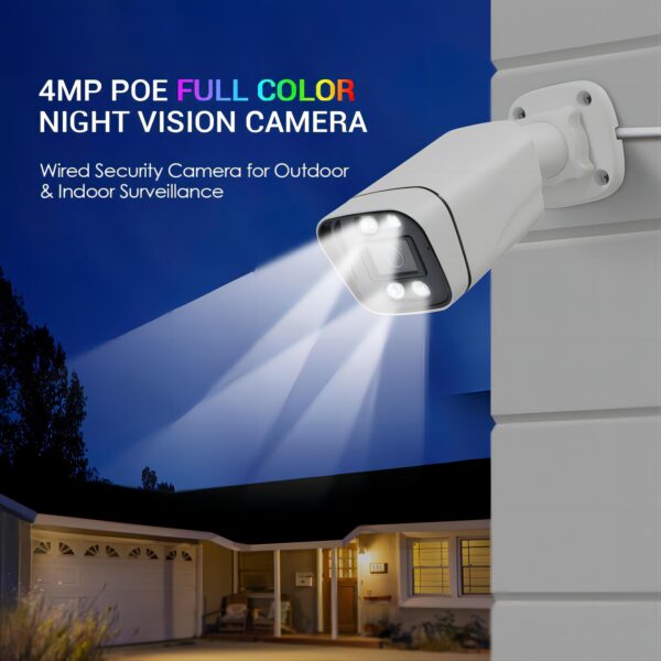 FTB812 4K PoE IP Bullet Security Camera - 图片 3