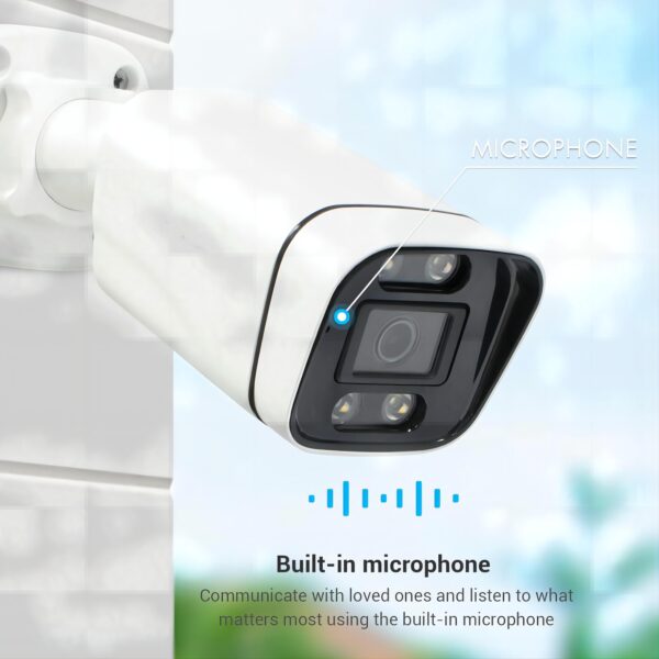 FTB812 4K PoE IP Bullet Security Camera - 图片 4